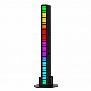 Barra de Luz LED Vertical | Visualizador de Audio RGB + USB