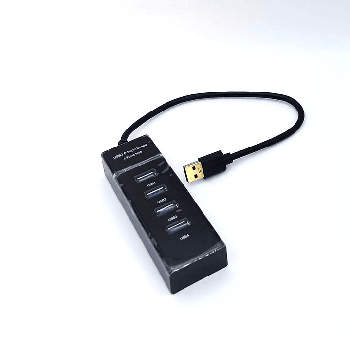 Hub USB 3.0 4 Puertos Modelo 303 | SuperSpeed 5Gbps + Plug & Play 3