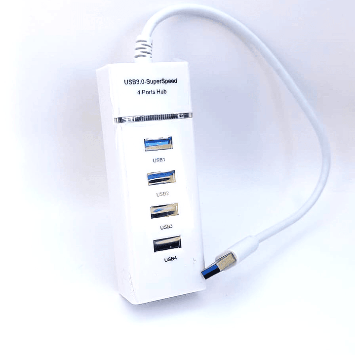 Hub USB 3.0 4 Puertos Modelo 303 | SuperSpeed 5Gbps + Plug & Play 3