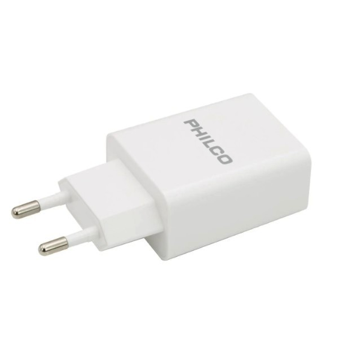 Cargador PHILCO 20W PD QC621 | USB-C + Cable Incluido + Carga Rápida 4