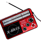Radio Portátil X-BASS Solar | AM/FM/SW + MP3 + USB + Bluetooth - Miniatura 2
