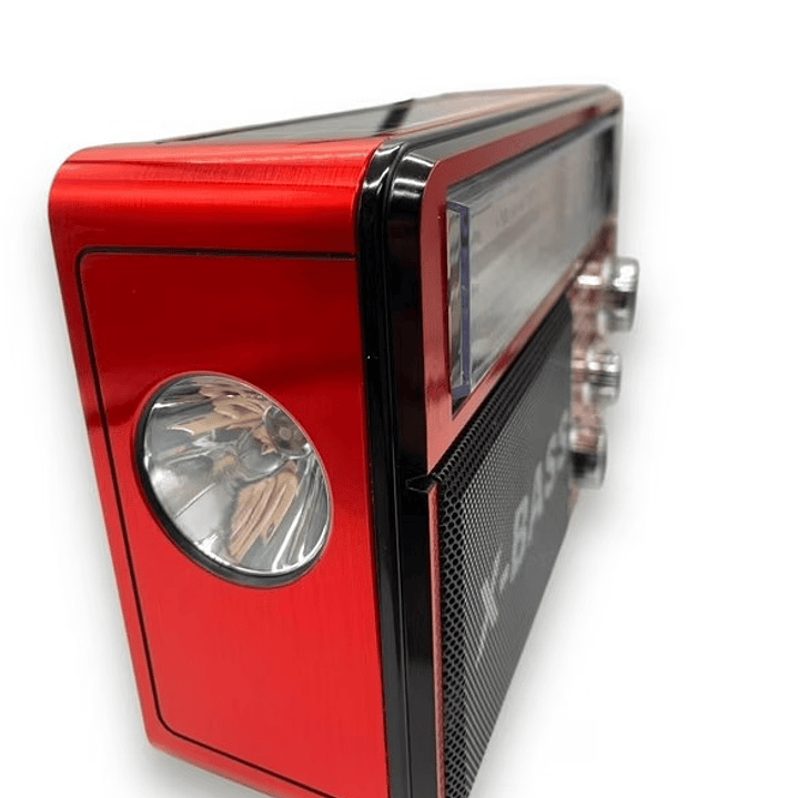 Radio Portátil X-BASS Solar | AM/FM/SW + MP3 + USB + Bluetooth 3