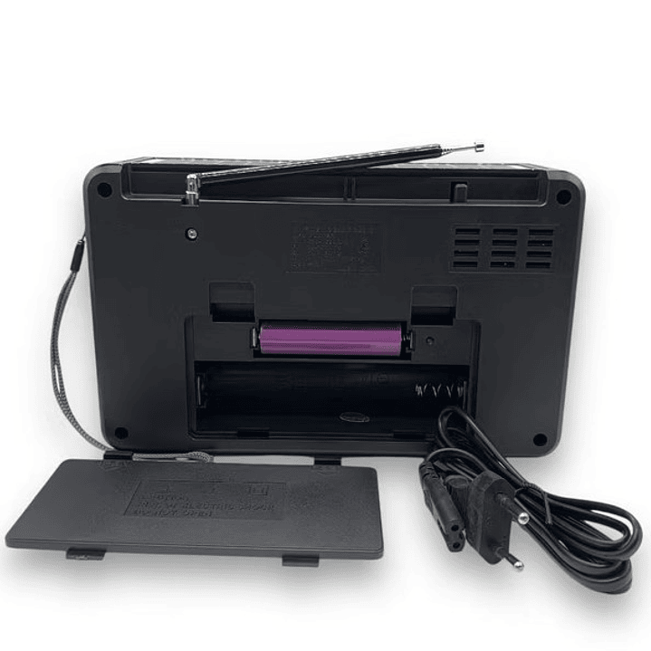 Radio Portátil X-BASS Solar | AM/FM/SW + MP3 + USB + Bluetooth 5