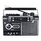 Radio Cassette Retro IRT | Bluetooth + USB + SD + FM/AM + 8W + Micrófono - Miniatura 1
