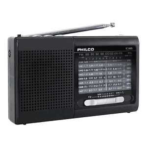Radio Portátil PHILCO IC-X65 | Bluetooth + USB + MicroSD + FM/AM/SW1–7 + Recargable