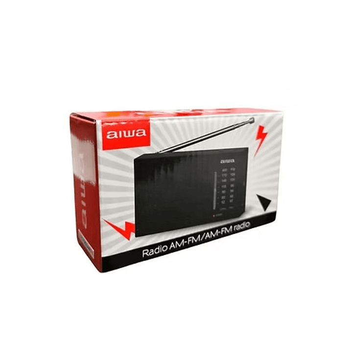 Radio Portátil AIWA AM/FM | Diseño Clásico + Antena Telescópica + Entrada Audífonos 3