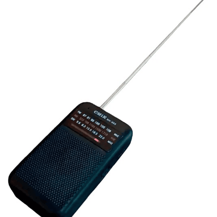 Radio Portátil CMiK MK-605 | AM/FM/SW + Audífonos + Pilas AA + Compacta 1