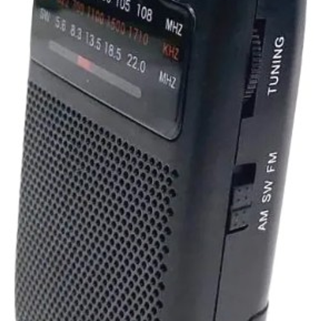 Radio Portátil CMiK MK-605 | AM/FM/SW + Audífonos + Pilas AA + Compacta 5
