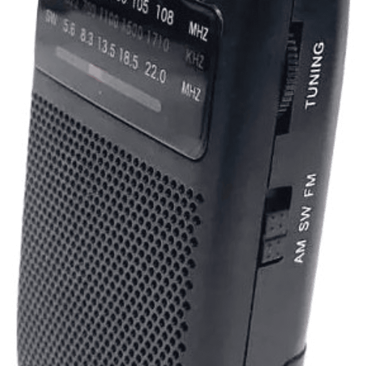 Radio Portátil CMiK MK-605 | AM/FM/SW + Audífonos + Pilas AA + Compacta 5