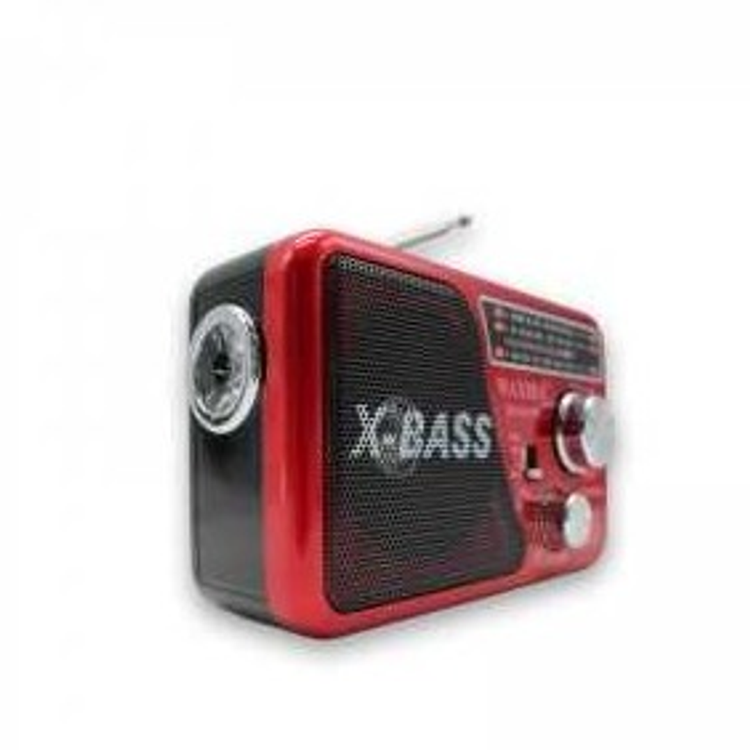 Radio Portátil WAXIBA XB-523U-S | AM/FM/SW + USB/TF + X-BASS + Solar + Recargable 1