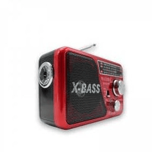 Radio Portátil WAXIBA XB-523U-S | AM/FM/SW + USB/TF + X-BASS + Solar + Recargable