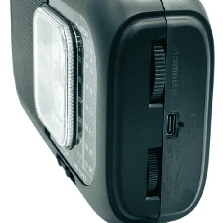 Radio Portátil MediaMake IRM-13483 | AM/FM/SW + Reloj + USB/TF + Linterna + Recargable 6