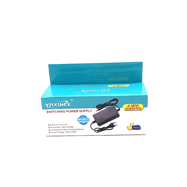 Cargador YAXIINE Switching Power Supply | 110V–220V + Alta Durabilidad + Universal 6