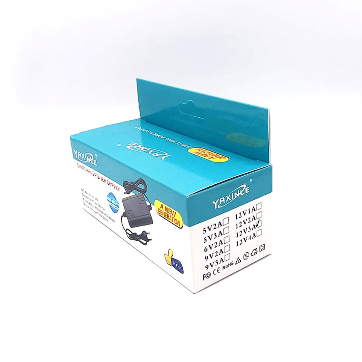 Cargador YAXIINE Switching Power Supply | 110V–220V + Alta Durabilidad + Universal 7