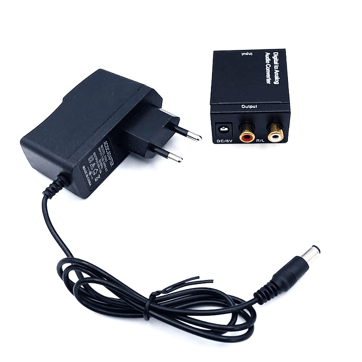 Adaptador de Audio Digital a RCA PHILCO | Óptico + Coaxial + HiFi + 192KHz 2