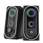 Parlantes HP DHE-6001 | LED RGB + USB + Sonido Estéreo + Control de Volumen - Miniatura 1