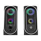 Parlantes HP DHE-6001 | LED RGB + USB + Sonido Estéreo + Control de Volumen - Miniatura 2