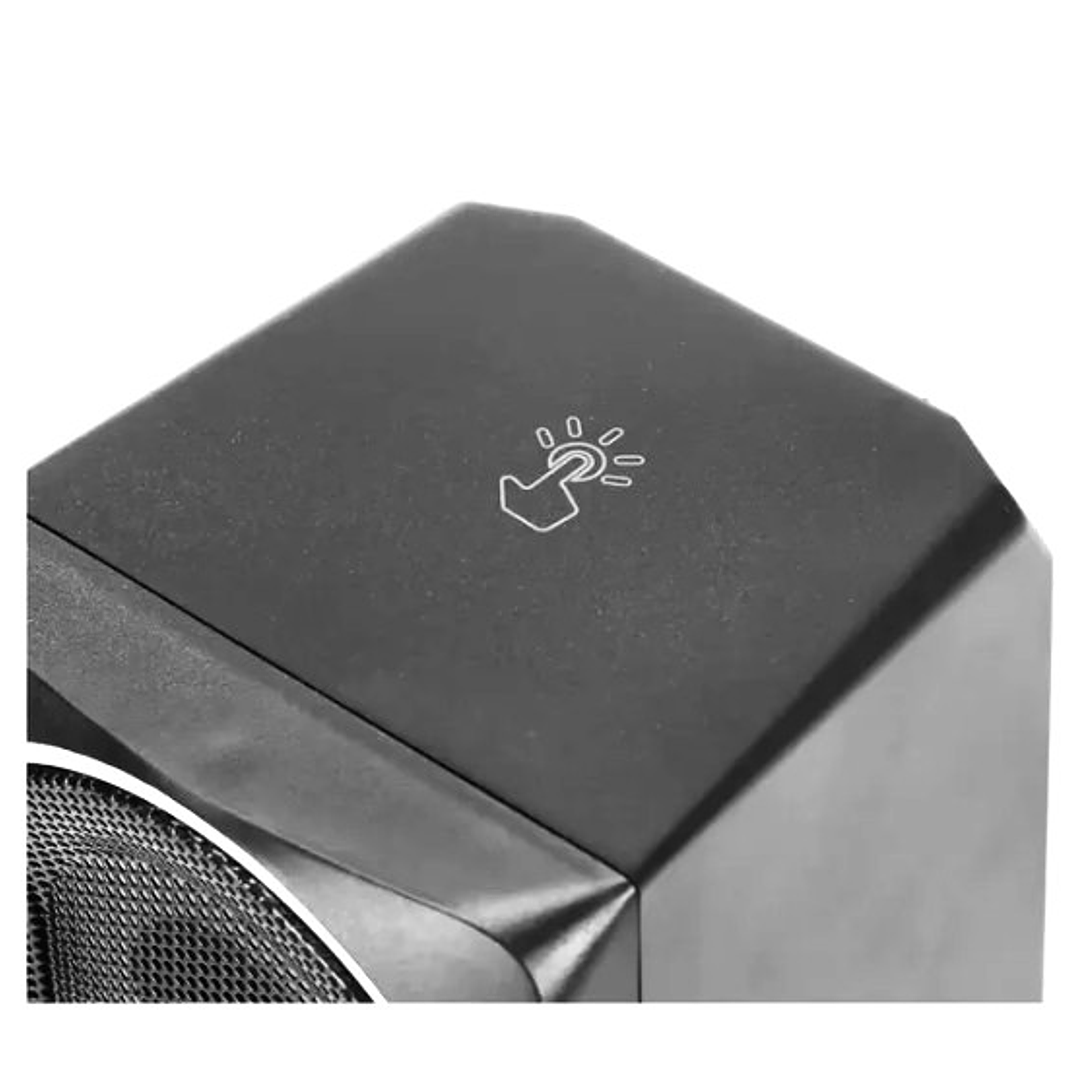 Parlantes HP DHE-6001 | LED RGB + USB + Sonido Estéreo + Control de Volumen 4