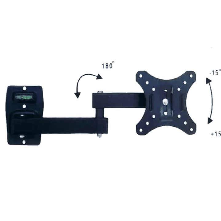 Soporte STARNEWX HY-210 para TV LED/LCD | 10” a 32” + Giro 180° + Inclinación ±15° + VESA Universal 5