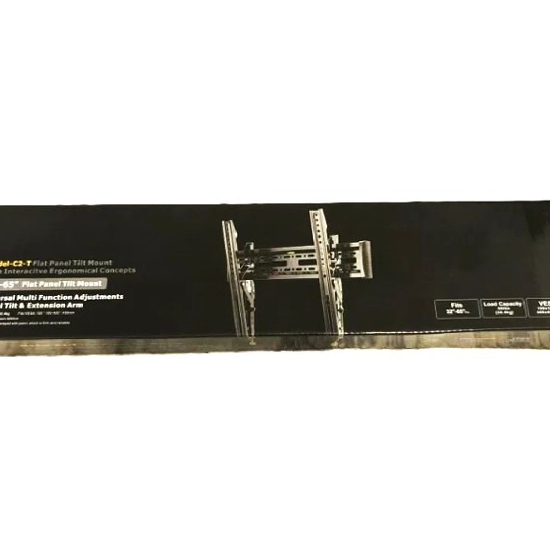 Soporte Fijo Inclinable C2-T para TV LED/LCD | 32” a 65” + VESA Universal + 36kg+ Diseño Slim 6