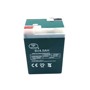 Batería Sellada 6V 4.5Ah | Recargable Plomo Ácido + Uso General + Alta Durabilidad
