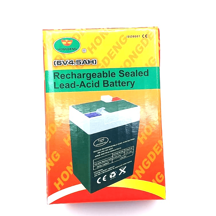 Batería Sellada 6V 4.5Ah | Recargable Plomo Ácido + Uso General + Alta Durabilidad 4