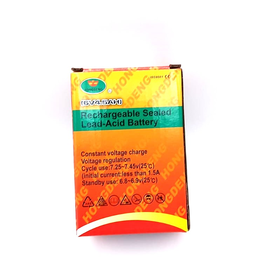 Batería Sellada 6V 4.5Ah | Recargable Plomo Ácido + Uso General + Alta Durabilidad 5
