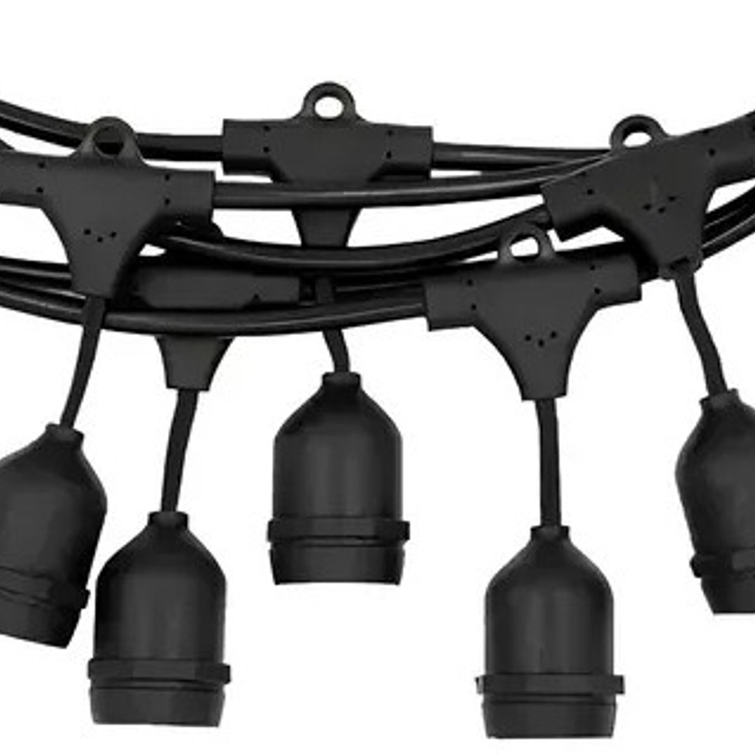 Guirnalda con ampolletas led vintage E27 (20 Metros) - Incluye 20 Ampolletas Led Vintage E27 4