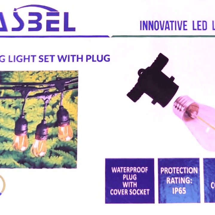 Guirnalda Solar LED TASBEL 10 Metros | 10 Ampolletas Vintage + IP65 + Exterior 4