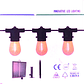 Guirnalda Solar LED TASBEL 10 Metros | 10 Ampolletas Vintage + IP65 + Exterior - Miniatura 5