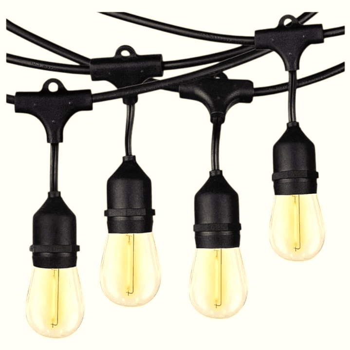 Guirnalda Solar LED TASBEL 10 Metros | 10 Ampolletas Vintage + IP65 + Exterior 3