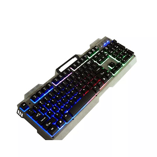 Teclado Gamer DGX ASSASSIN RGB | Retroiluminado + Macro + Diseño Pro