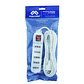 Alargador Eléctrico Macrotel 5 Enchufes | Interruptor + Cable 3 Metros + 2500W + Certificación SEC - Miniatura 3