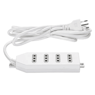 Alargador Eléctrico Macrotel 4 Enchufes | Cable 3 Metros + 2500W + Enchufe Estándar + Certificación SEC