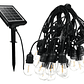 Cadena Solar LED IRM 10M | 10 Ampolletas + Efecto Meteoros + USB + Exterior/Interior - Miniatura 4