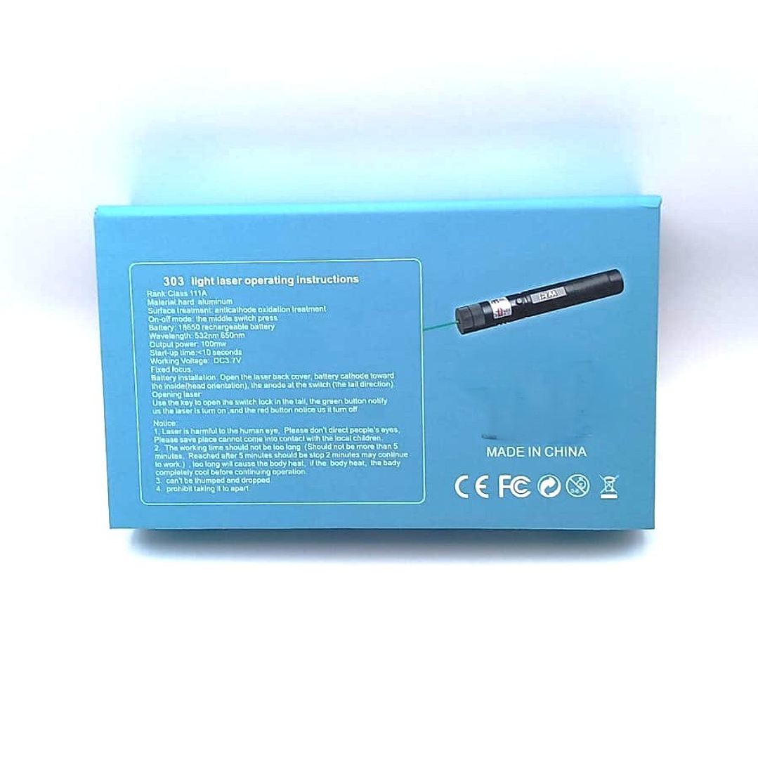 Puntero Láser Verde  | Alta Potencia + Recargable + Seguridad + Profesional 7