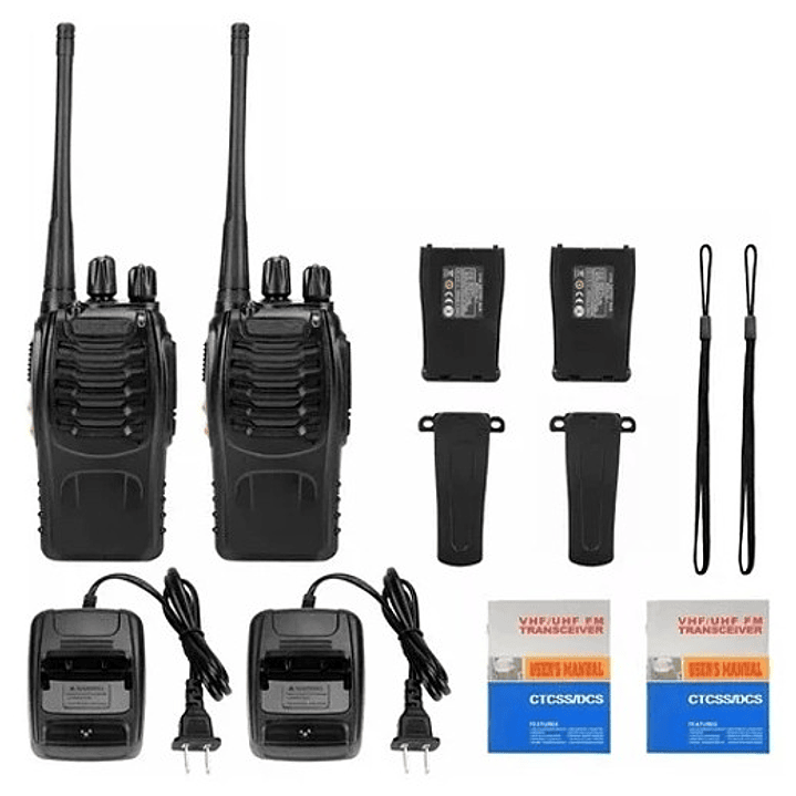 Set de Radios Baofeng BF-888S | 2 Walkie Talkies UHF + Cargadores + Auriculares + 16 Canales 3