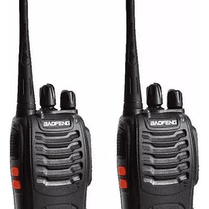 Set de Radios Baofeng BF-888S | 2 Walkie Talkies UHF + Cargadores + Auriculares + 16 Canales