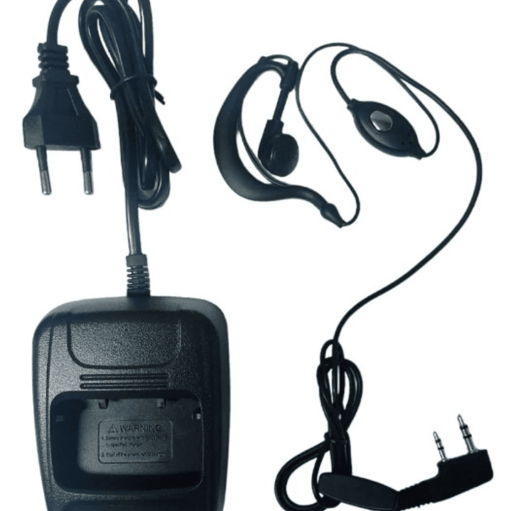 Set de Radios Baofeng BF-888S | 2 Walkie Talkies UHF + Cargadores + Auriculares + 16 Canales 4