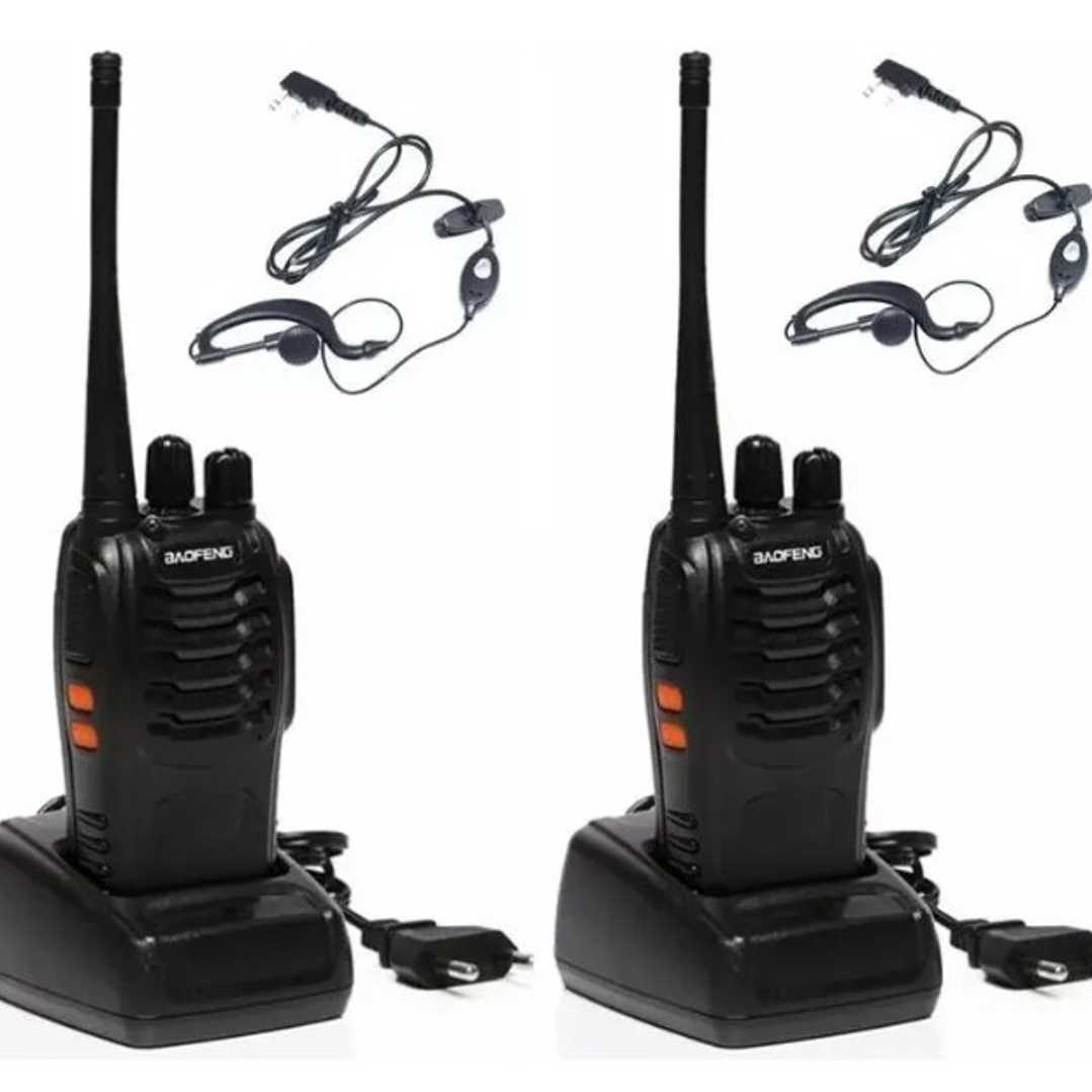 Set de Radios Baofeng BF-888S | 2 Walkie Talkies UHF + Cargadores + Auriculares + 16 Canales 2