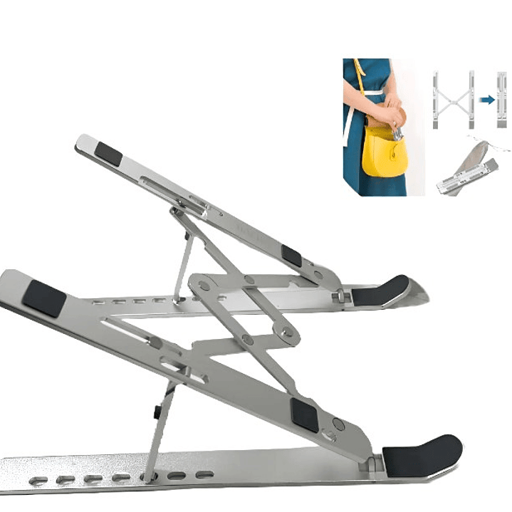 Soporte Plegable VIDVIE HC1532 para Laptop y Tablet | Ajustable + Portátil + Ergonómico 3