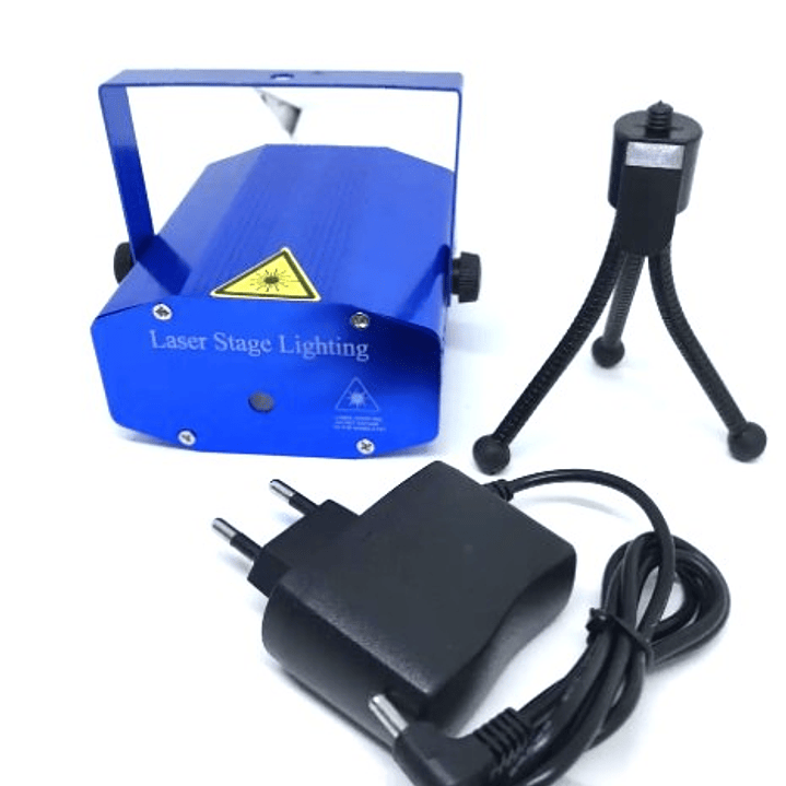 Mini Proyector Láser para Fiestas | Luz Rítmica + Sensor de Sonido + Control de Motor + Trípode 2