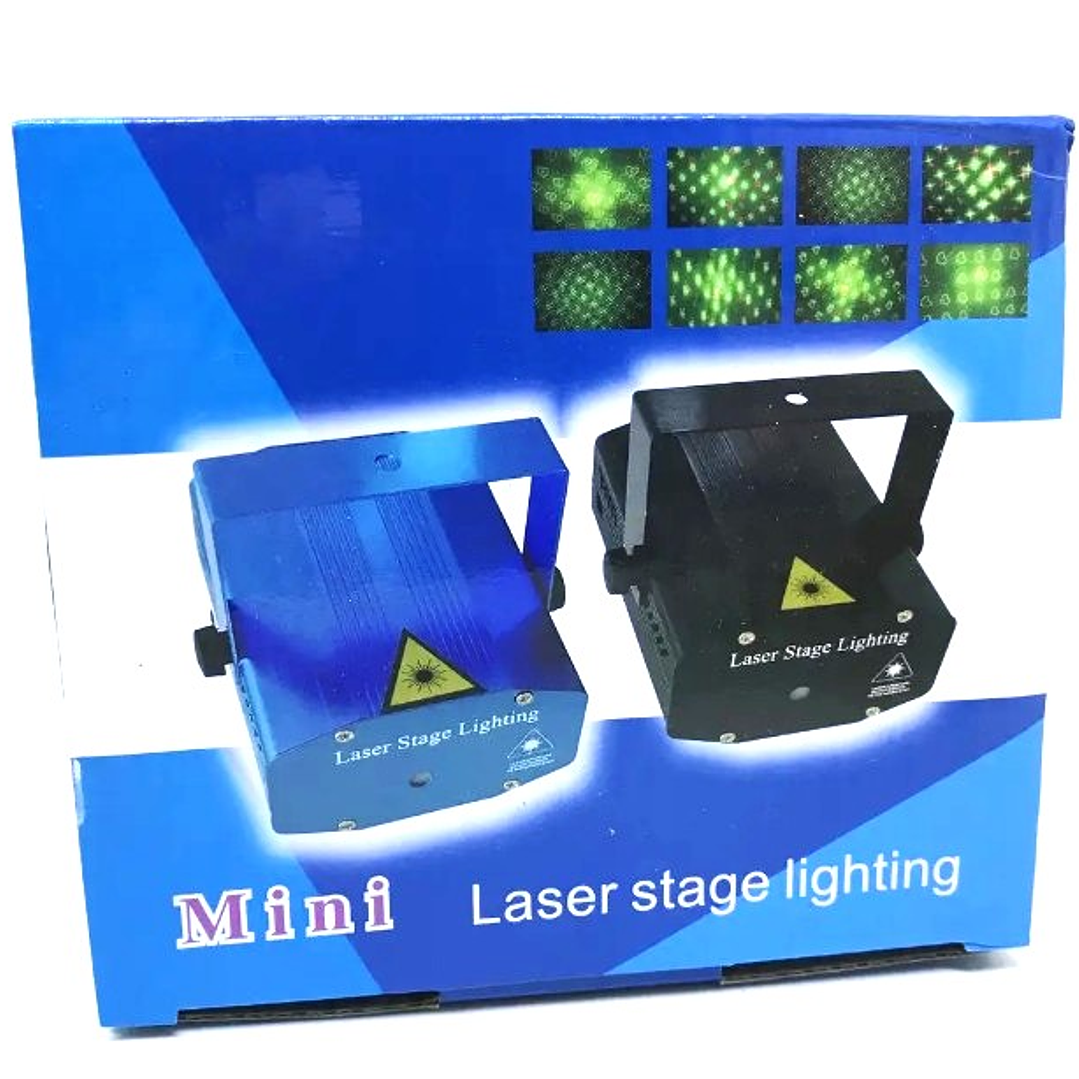 Mini Proyector Láser para Fiestas | Luz Rítmica + Sensor de Sonido + Control de Motor + Trípode 4