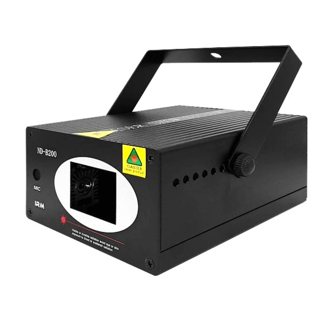 Proyector Láser ND-B200 IRM | Luz Azul + Alta Potencia + Trípode + Sensor de Sonido 1