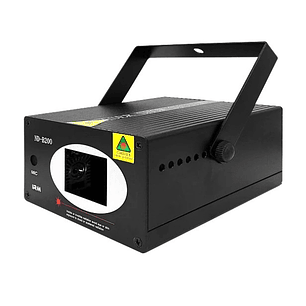 Proyector Láser ND-B200 IRM | Luz Azul + Alta Potencia + Trípode + Sensor de Sonido
