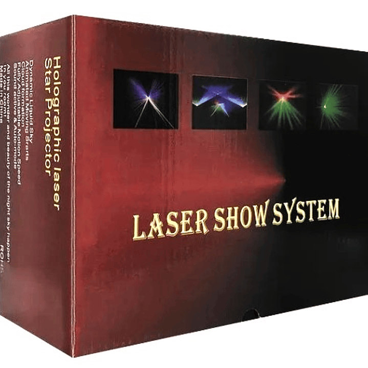 Proyector Láser ND-B200 IRM | Luz Azul + Alta Potencia + Trípode + Sensor de Sonido 9