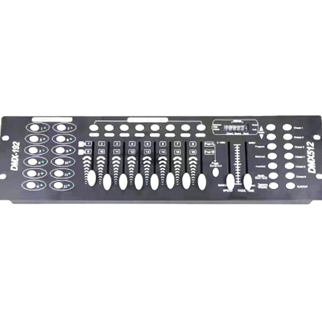 Controlador DMX512 Disco 192 | 192 Canales + Escenas + Chase + Auto/Música 1