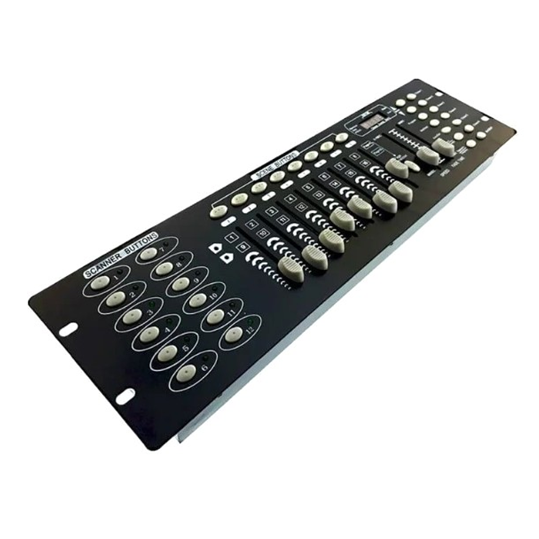 Controlador DMX512 Disco 192 | 192 Canales + Escenas + Chase + Auto/Música 2
