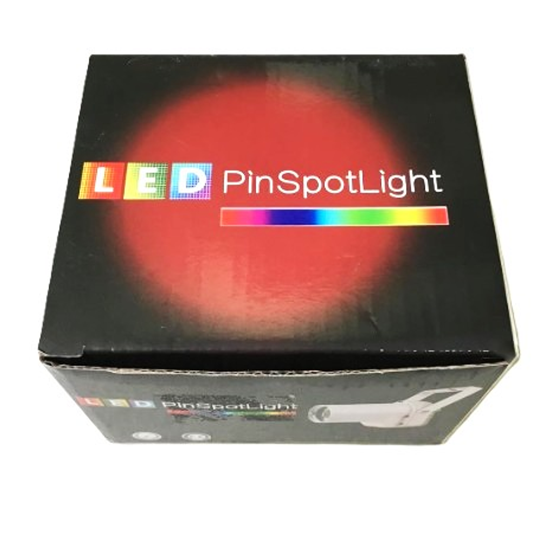 Mini PinSpot LED 3W | Luz Blanca Focalizada + Compacto + Ideal para Escenarios y Decoración 8