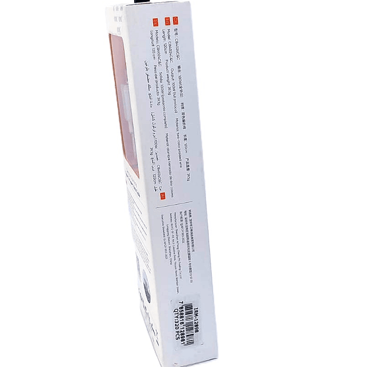 Cable VIDVIE Tipo-C a Tipo-C 100cm | Carga Rápida 3A + Trenzado Ice Cube 4